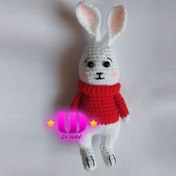 تصویر عروسک خرگوش قلاب بافی 