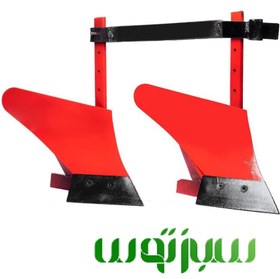 تصویر گاو آهن ۲ خیش تیلر 