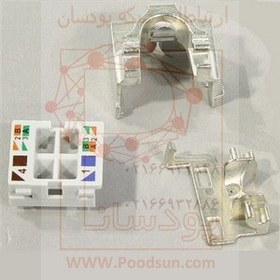 تصویر کیستون شبکه نگزنس CAT6 STP N420.666 Nexans RJ45 CAT6 STP N420.666 Snap-In Connector