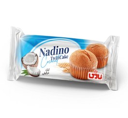 تصویر نادی کیک دوقلو نارگیل 