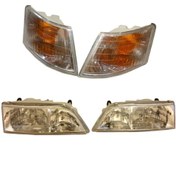 تصویر جفت چراغ جلو و راهنما دوو اسپرو (مدل 96) 