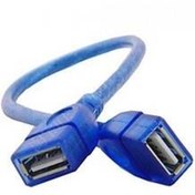تصویر کابل USB به USB ( دو سر ماده ) پی نت طول 30 سانتی متر ا P-net P-net