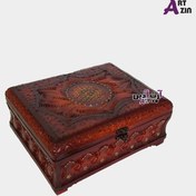 تصویر جا قرآنی عروس و قرآن چرمی کوچک شیک کد: 826 
