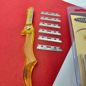 تصویر تیغ ابرو یدک دار تاشو 