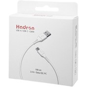تصویر کابل یو اس بی به تایپ سی هادرون مدل HTC-A-C01- یک متری 