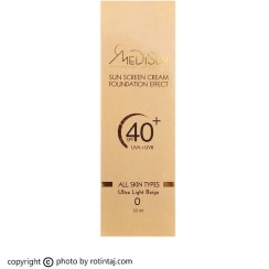 تصویر ضد آفتاب کرم پودری انواع پوست خیلی روشن مدیسان 