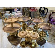 تصویر سرویس پذیرایی چوبی گنجشک 