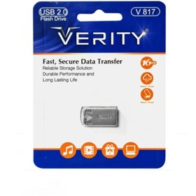 تصویر فلش مموری VERITY V817 – ظرفیت 16 گیگابایت، سریع و مقاوم VERITY V817 USB Flash Drive – 16GB, Fast & Secure Data Transfer