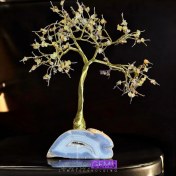 تصویر درخت زندگی ۷ چاکرا بر بستر آمیتیست 