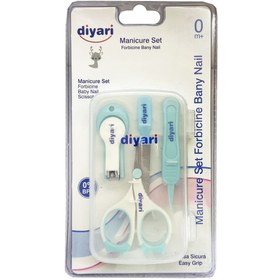 تصویر ست مانیکور قیچی و ناخن گیر جعبه دار دیاری Diyari Nail Clipper code:215222