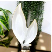 تصویر اردو خوری برگ دوخونه لب طلا چینی 