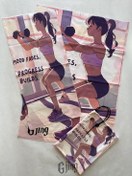 تصویر ست زیر انداز و حوله دستی و‌ شوز بگ کد 0128 