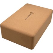 تصویر آجر یوگا چوب پنبه گلدن استار مدل 404K1336 بسته یک عددی 