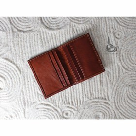 تصویر جاکارتی چرم دو طرفه leather card holder