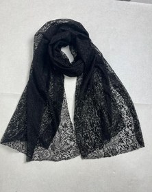 تصویر شال مجلسی دانتل تک رنگ 