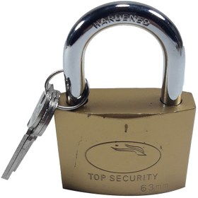 تصویر قفل آویز کد 63 - طلایی 