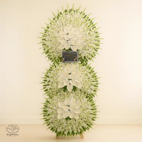 تصویر تاج گل سه طبقه کد 3537 