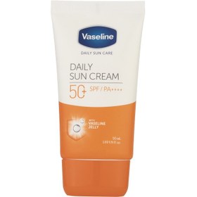 تصویر ضدآفتاب بی رنگ SPF50 وازلین | 50 میل 