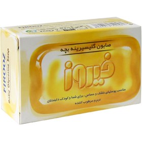 تصویر صابون کودک فیروز (Firooz) مدل گلیسیرین وزن 100 گرم پرینتر فیروز