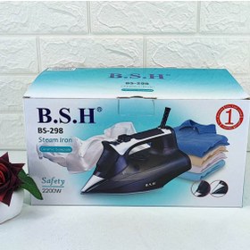 تصویر اتو بخار کف سرامیکی بی اس اچ مدل 298 BSH ceramic floor steam iron model 298