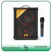 تصویر پرتابل دو بلندگو بی سیم روژان مدل RJ60 B 