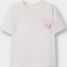 تصویر تی شرت نوزاد دختر بژ دفکتو 