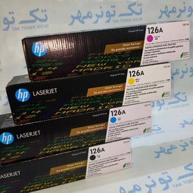تصویر کارتریج اچ پی HP 126A سری رنگی، آکبند 