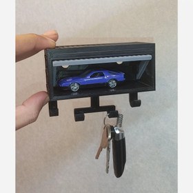 تصویر جا کلیدی دیواری مدل گاراژ 