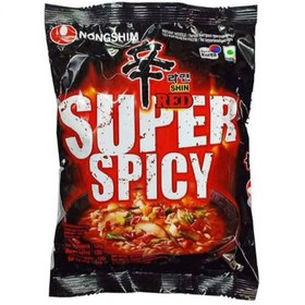 تصویر نودل ۱۲۰ گرمی سوپر اسپایسی نانگ شیم رد شین Nongshim super spicy red shin 120gr