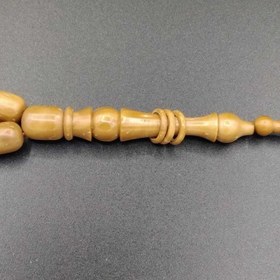 تصویر تسبیح کشکول تراش دست استادکار ترکیه امضادار کد 8399 