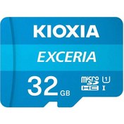 تصویر کارت حافظه MicroSDHC کیوکسیا مدل EXCERIA کلاس 10 استاندارد UHS-I U1 سرعت 100 مگابایت بر ثانیه ظرفیت 32 گیگابایت KIOXIA MicroSDHC EXCERIA Class 10 UHS-I U1 100MB/s 32GB Memory Card