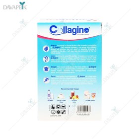 تصویر ساشه کلاژن بسته 30 عددی کلاژینو Collagino Collagen Powder 30 Sachet