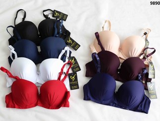 تصویر سوتین زنانه بینس مدل 9890 اسفنجی دکلته 