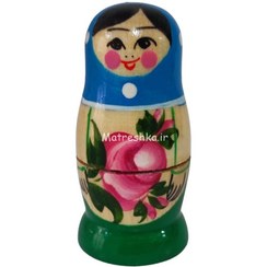 تصویر ماتروشکا 3 تایی سنتی گواش 