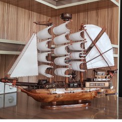 تصویر کشتی چوبی مدل تلاطم طول یک متر 