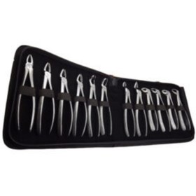 تصویر ست 12 عددی فورسپس Tooth Forceps Set – Meridian 