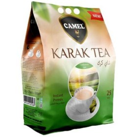 تصویر چای کرک کمل با طعم زنجبیل 500 گرم 25 عدد CAMEL CAMEL Karak tea with ginger flavoured 500 g 25 psc