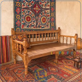 تصویر تخت سنتی سه نفره مدل TrK301 