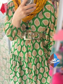 تصویر پیراهن ساحلی طرح کاج 