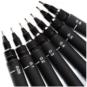 تصویر راپید ۰.۱ یونی پین آبی مدل uni pin fine line 