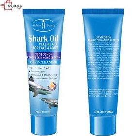 تصویر اسکراب صورت و بدن Aichun Beauty ایچون بیوتی مدل روغن کوسه 100 میل Aichun Beauty Scrub Skin Shark Oil 100ml