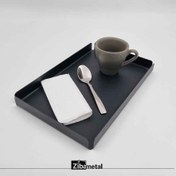 تصویر سینی پذیرایی فلزی کد ZB2 