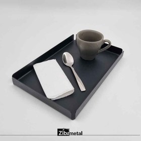 تصویر سینی پذیرایی فلزی کد ZB2 