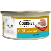 تصویر کنسرو گربه گورمت مدل پته‌ای طعم ماهی تن 85 گرم Gourmet Tuna 85g