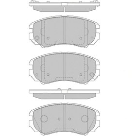 تصویر لنت ترمز جلو کیا اسپورتیج 2004-2010 ام بی کوریا (MB Korea) 