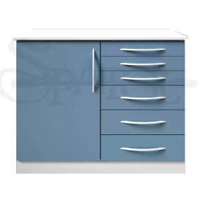 تصویر کابینت یک متری mdf هایگلاس CA101 برند navidekbatan 