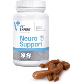 تصویر مکمل سیستم عصبی سگ و گربه وت اکسپرت نورو ساپورت 45 عددی Vet Expert Neuro Support Cat And Dog Supplement 45 Pcs