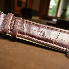 تصویر ساعت ست چرمی 