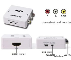 تصویر تبدیل HDMI به AV دیتک مدل MINI 