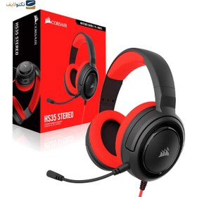 تصویر هدفون گیمینگ Corsair HS35 - Stereo Gaming Headset - Memory Foam Earcups Corsair HS35 - Stereo Gaming Headset - Memory Foam Earcups